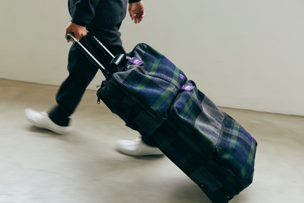 Spike Jonze x Nanamica x The North Face Purple Label Collab Collection Roller Bags Cop Purchase Buy luggage bags 