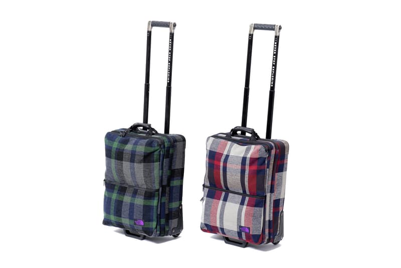 Spike Jonze x Nanamica x The North Face Purple Label Collab Collection Roller Bags Cop Purchase Buy luggage bags