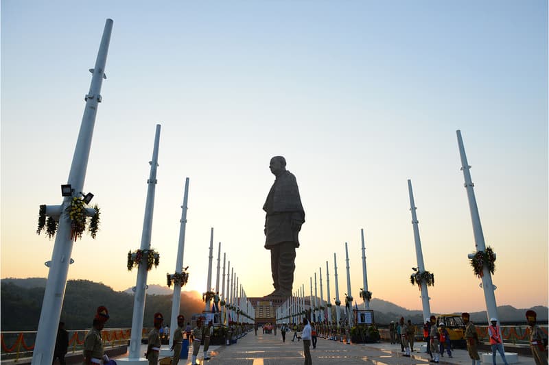 Sardar Vallabhbhai Patel World's Tallest Statue Built in India Info travel design architecture Michael Graves Architecture & Design Statue of Unity Kevadia India 