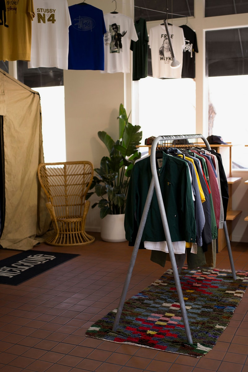 Stussy Archive Store Santa Ana California Opening Vintage hoodie t shirt accessories collaborations