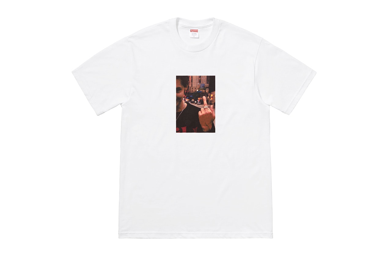 Supreme "BLESSED" DVD White T-Shirt Front