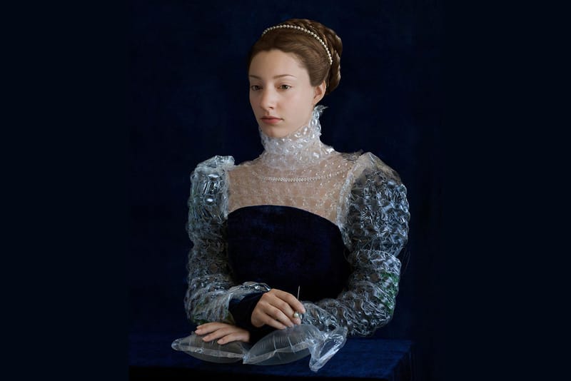 Artist Turns Recycled Plastic Packaging Into Renaissance Costumes