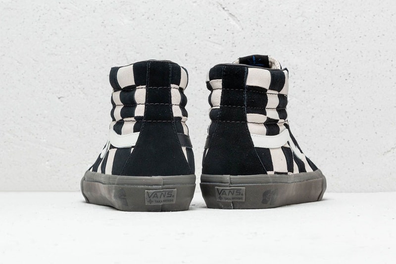 Taka Hayashi Vans Checkerboard SK8-Hi Info shoes California sneakers kicks footwear skateboarding shoes