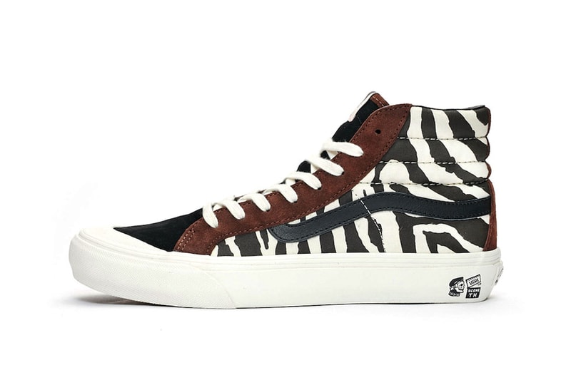 Taka Hayashi x Vans TH Style 138 LX Animal Pack release date info price leopard print zebra black brown blue sneaker colorway collaboration