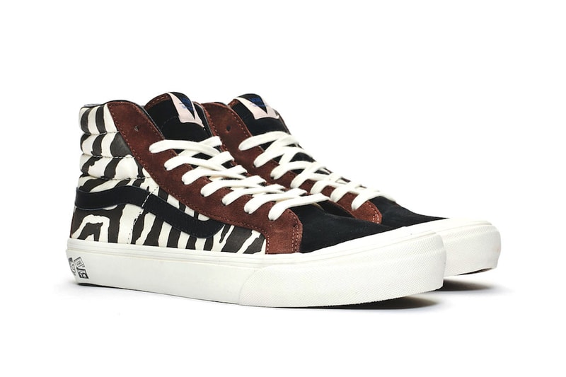 Taka Hayashi x Vans TH Style 138 LX Animal Pack release date info price leopard print zebra black brown blue sneaker colorway collaboration