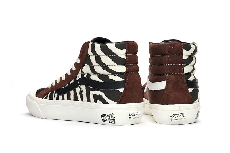 Taka Hayashi x Vans TH Style 138 LX Animal Pack release date info price leopard print zebra black brown blue sneaker colorway collaboration
