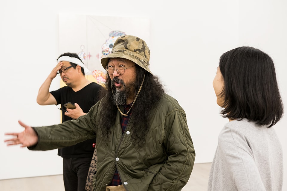 takashi murakami on X: at NAKANO Broadway @virgilabloh at TONARINO Zingaro  had a sales hand Spray Paint T_shirt this    / X