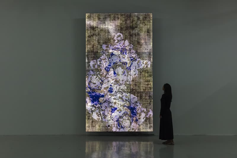 teamlab screen based works pace gallery palo alto california exhibition artworks