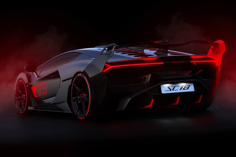 Lamborgini SC18 Alston Official Look Road Legal Track Car Squadra Corse Red Black Centro Stile