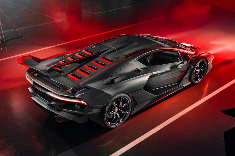 Lamborgini SC18 Alston Official Look Road Legal Track Car Squadra Corse Red Black Centro Stile