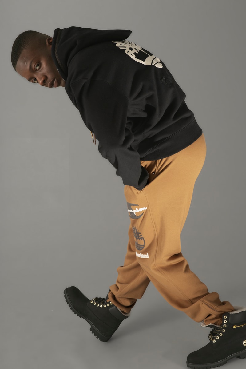 Champion x Timberland "Luxe Pack" 6-Inch Boot sport pack collaboration collection hoodie logo t shirt colorway release date footlocker 