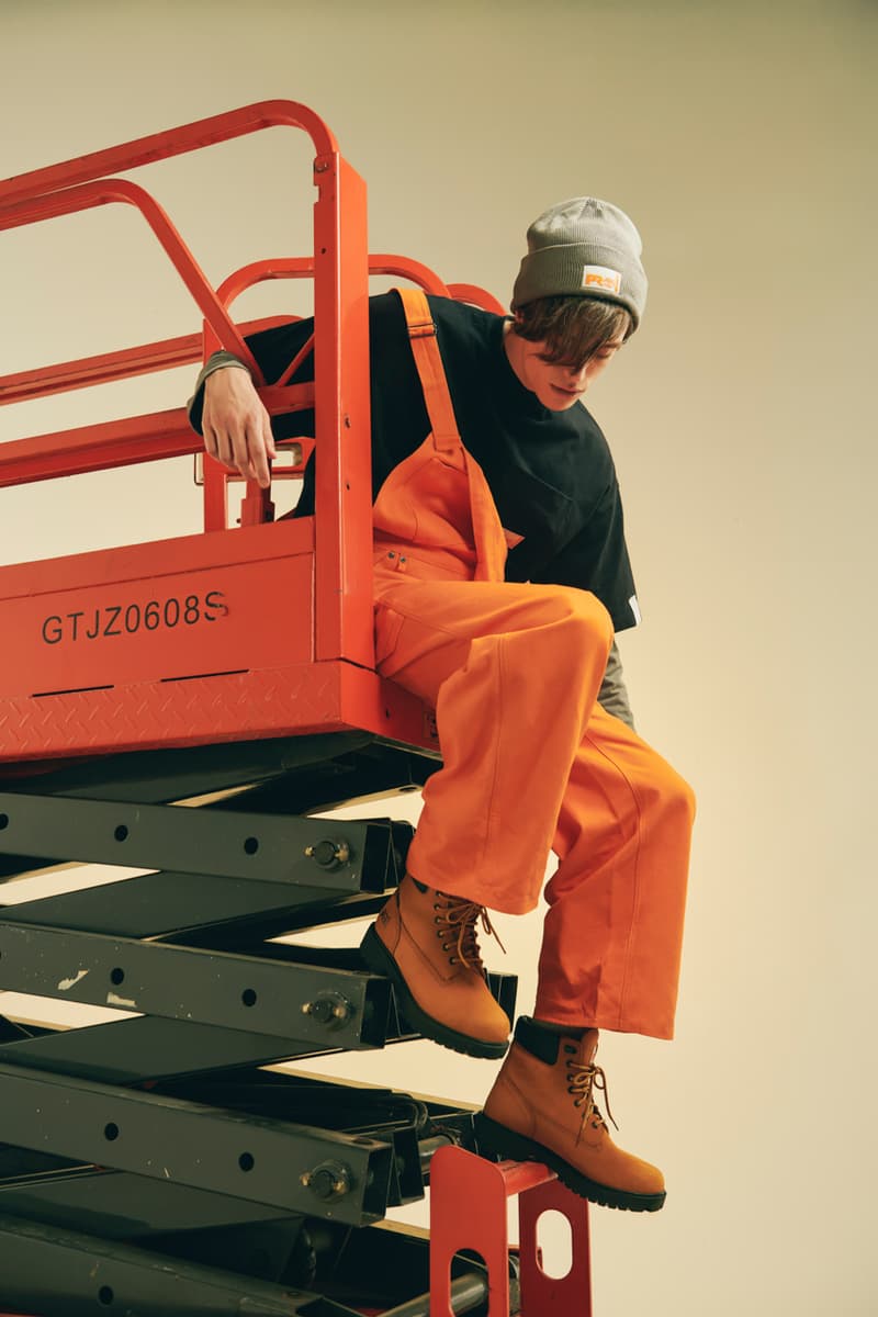 Timberland PRO® N. HOOLYWOOD FW18 Capsule 6-Inch Direct Attach Soft Toe Disrupter Pocket T shirt Zip Hoodie Dungaree Worker Jacket Pants release date purchase buy now