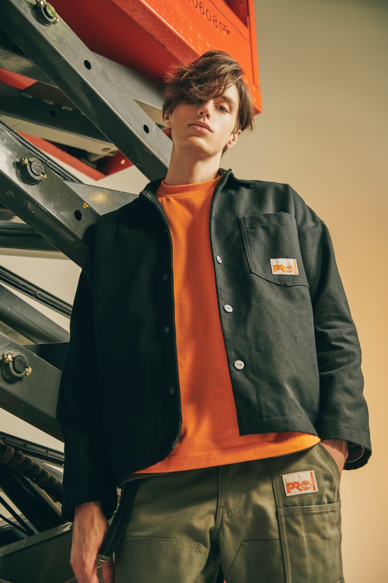 Timberland PRO® N. HOOLYWOOD FW18 Capsule 6-Inch Direct Attach Soft Toe Disrupter Pocket T shirt Zip  Hoodie Dungaree Worker Jacket Pants release date purchase buy now