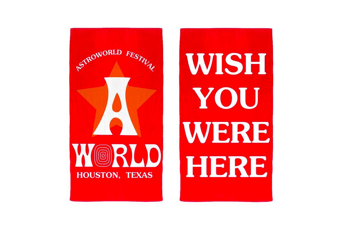 Travis Scott Astroworld Festival Merch Release hoodie t shirt long short sleeve Houston Texas Hat bottle Towel