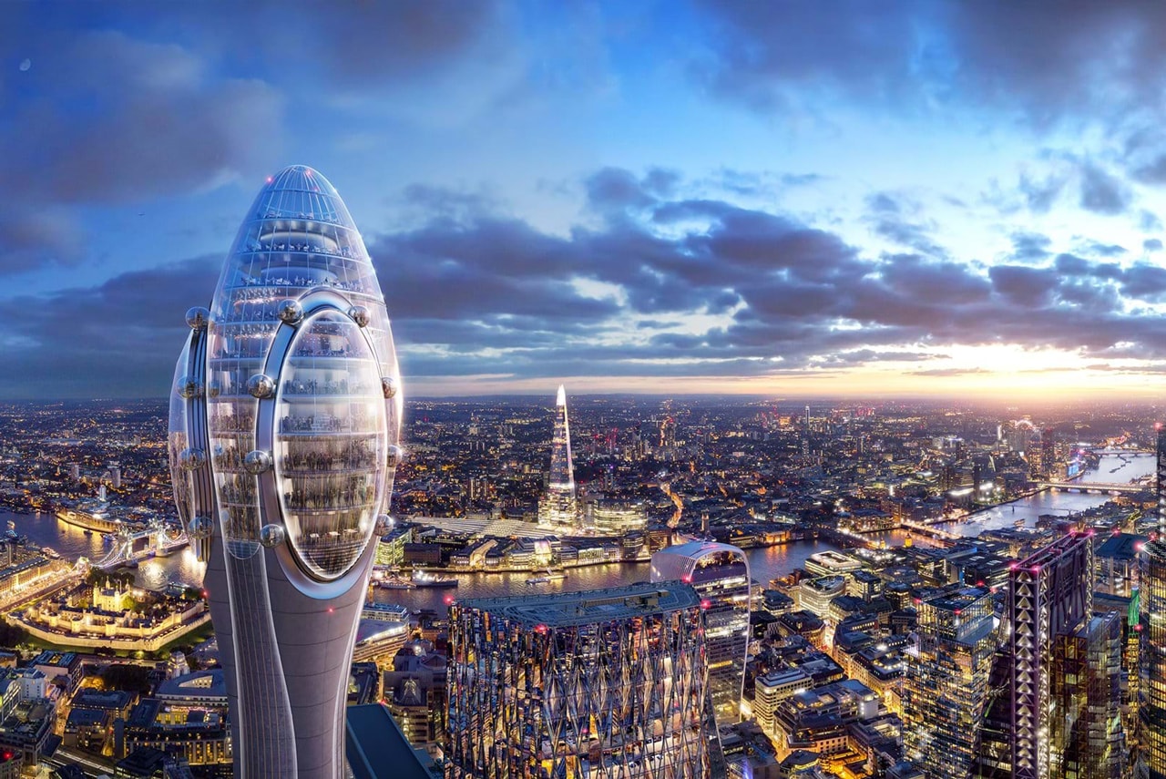 foster partners the tulip attraction london england tower architecture designs sadiq khan building skyscraper cancelled scrapped reason why