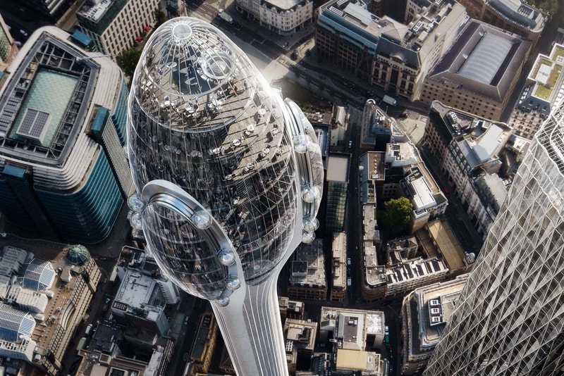 foster partners the tulip attraction london england tower architecture designs sadiq khan building skyscraper cancelled scrapped reason why