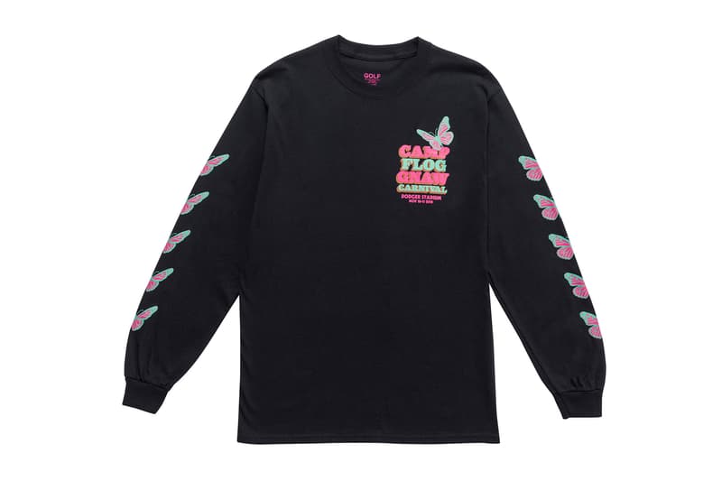 Tyler, The Creator Camp Flog Gnaw Carnival 2018 Merch baseball events golf wang hoodies t shirts Nalgene