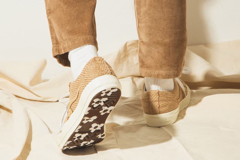 GOLF le FLEUR* x Converse "Burlap" Pack On Foot Closer Look Tyler, The Creator Shoes Trainers Kicks Sneakers Footwear Cop Purchase Buy HBX Online Web Store