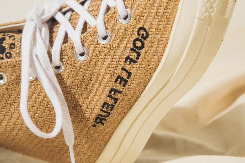 GOLF le FLEUR* x Converse "Burlap" Pack On Foot Closer Look Tyler, The Creator Shoes Trainers Kicks Sneakers Footwear Cop Purchase Buy HBX Online Web Store