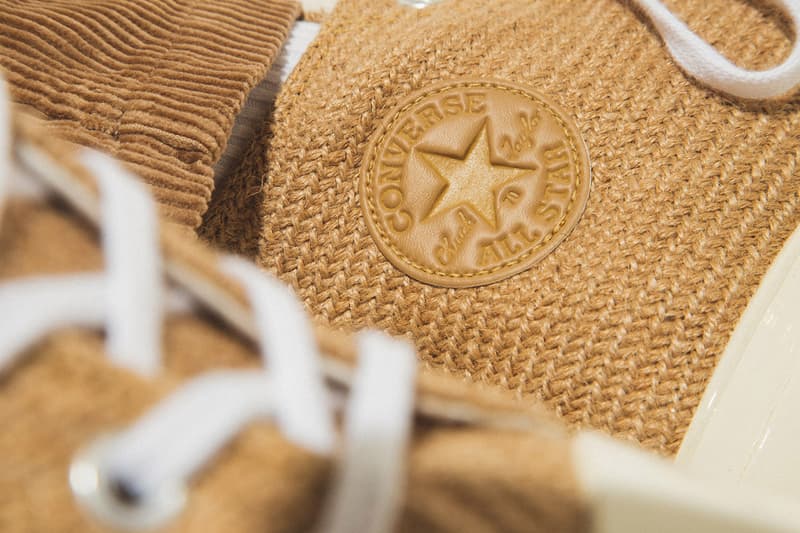 GOLF le FLEUR* x Converse "Burlap" Pack On Foot Closer Look Tyler, The Creator Shoes Trainers Kicks Sneakers Footwear Cop Purchase Buy HBX Online Web Store