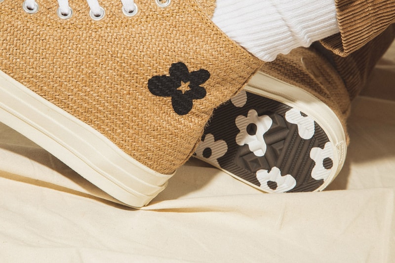 GOLF le FLEUR* x Converse "Burlap" Pack On Foot Closer Look Tyler, The Creator Shoes Trainers Kicks Sneakers Footwear Cop Purchase Buy HBX Online Web Store