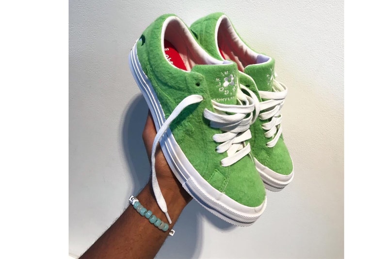 The Grinch x GOLF le FLEUR* x Converse Collab tyler the creator green fuzzy red Dr. Seuss