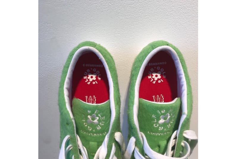 The Grinch x GOLF le FLEUR* x Converse Collab tyler the creator green fuzzy red Dr. Seuss