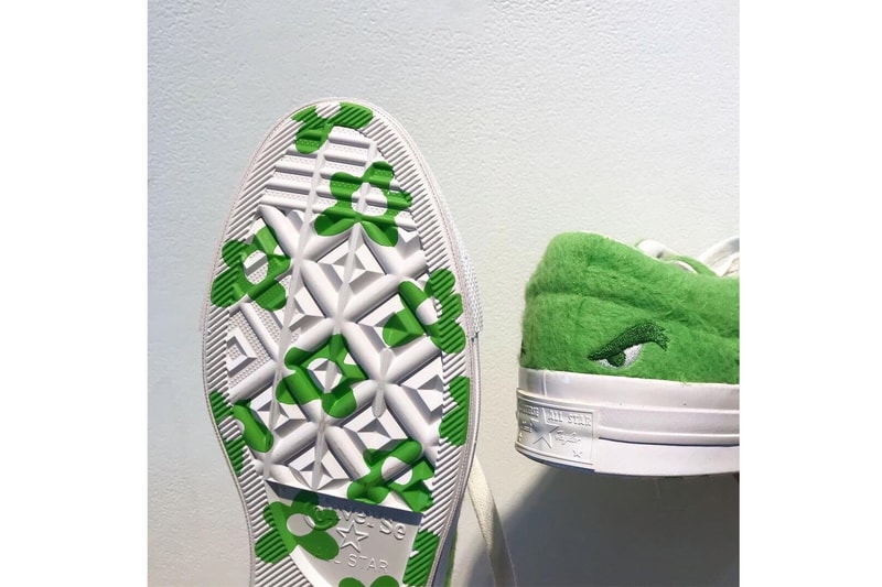 The Grinch x GOLF le FLEUR* x Converse Collab tyler the creator green fuzzy red Dr. Seuss