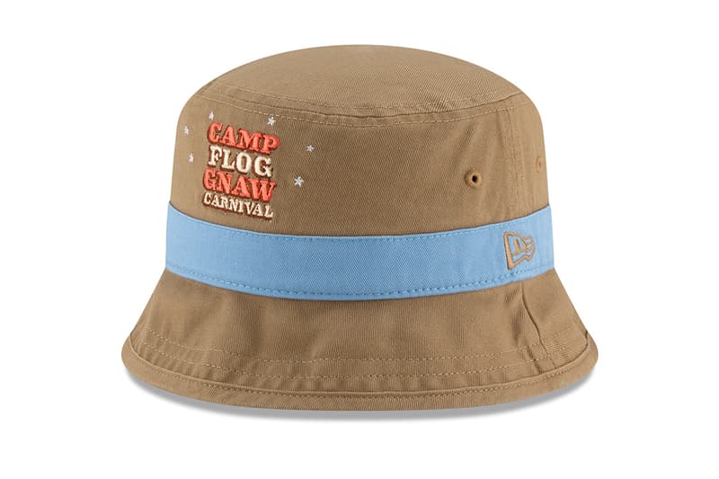 Tyler The Creator New Era Camp Flog Gnaw Hats fedora ranger cap wool brown bucket cap trucker cat logo embroidery november 10 11 2018 release date buy sell web store