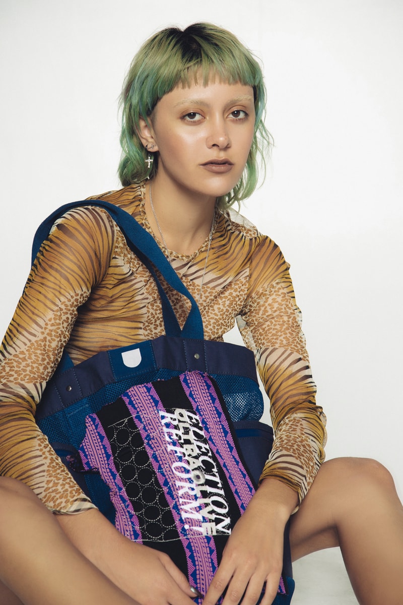 ULTRAOLIVE x Election Reform! Voting Collection midterm election Brendan Fowler recycled secondhand material diy bags hats accessories embroidery 