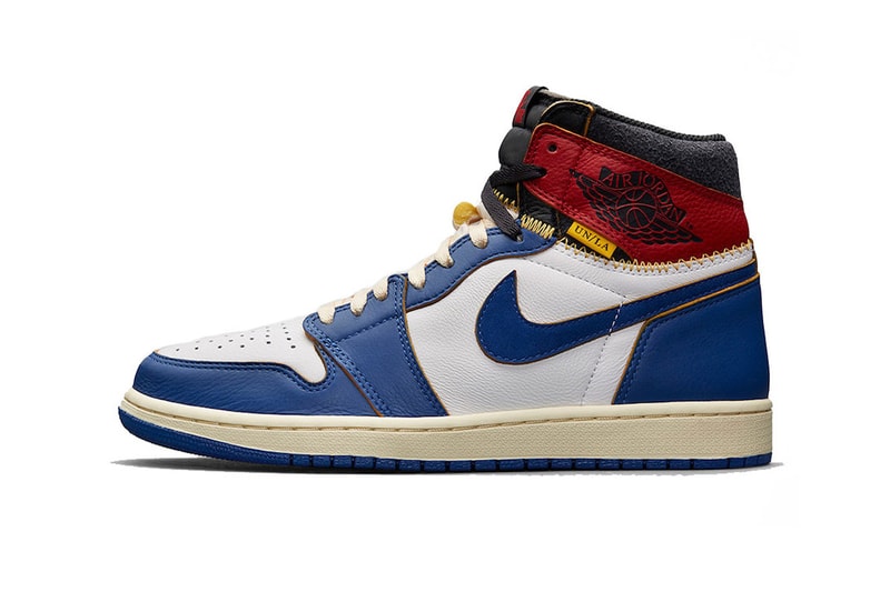 Union x Jordan Air Jordan 1 Now at StockX sneakers basketball michael footwear bred red blue white yellow 