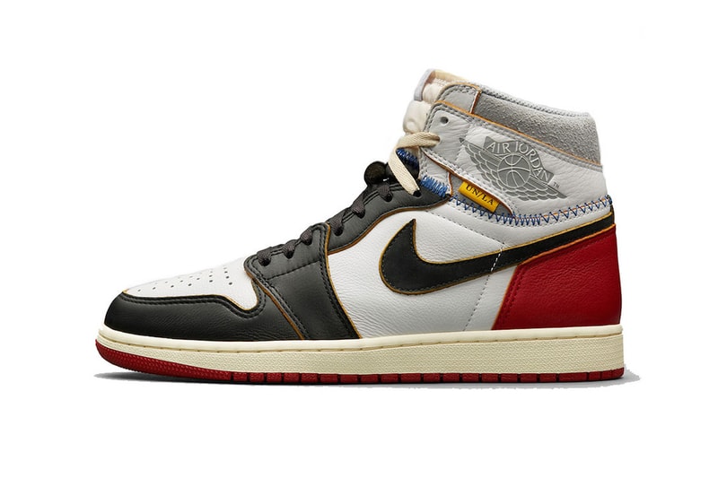 Union x Jordan Air Jordan 1 Now at StockX sneakers basketball michael footwear bred red blue white yellow 