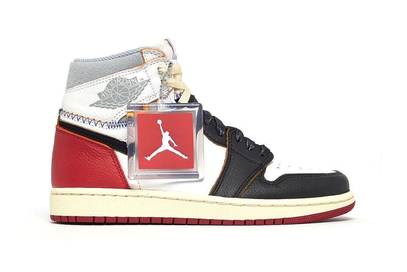 Union LA Air Jordan 1 Grade School Release White Varsity Red Wolf Grey Black kids sizes