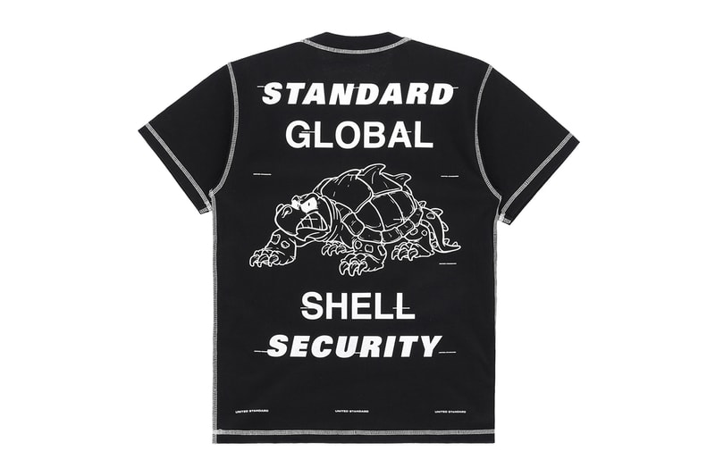 United Standard Capsule collection fall winter 2018 drop release virgil abloh some ware perks and mini pam collaboration sweater pants shirt tee print graphic tote bag lanyard