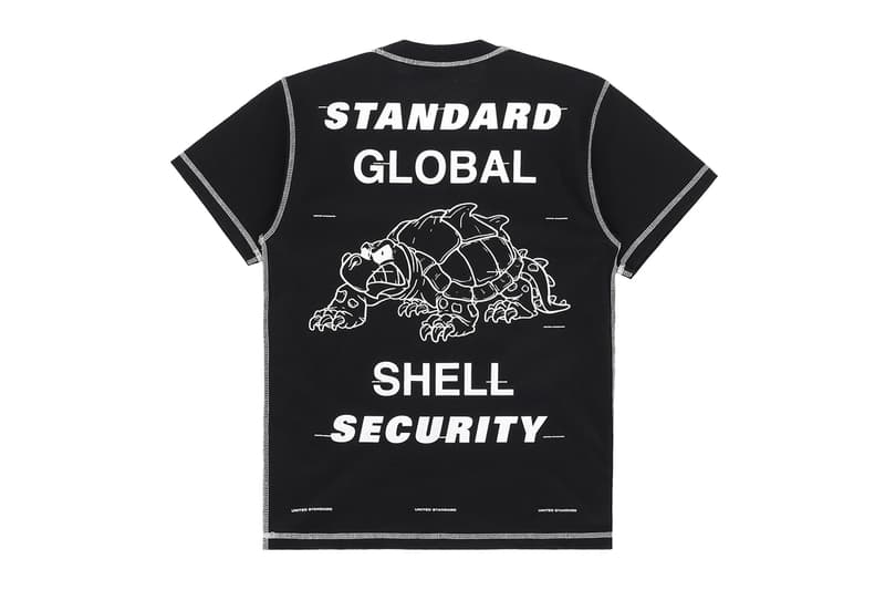 United Standard Capsule collection fall winter 2018 drop release virgil abloh some ware perks and mini pam collaboration sweater pants shirt tee print graphic tote bag lanyard