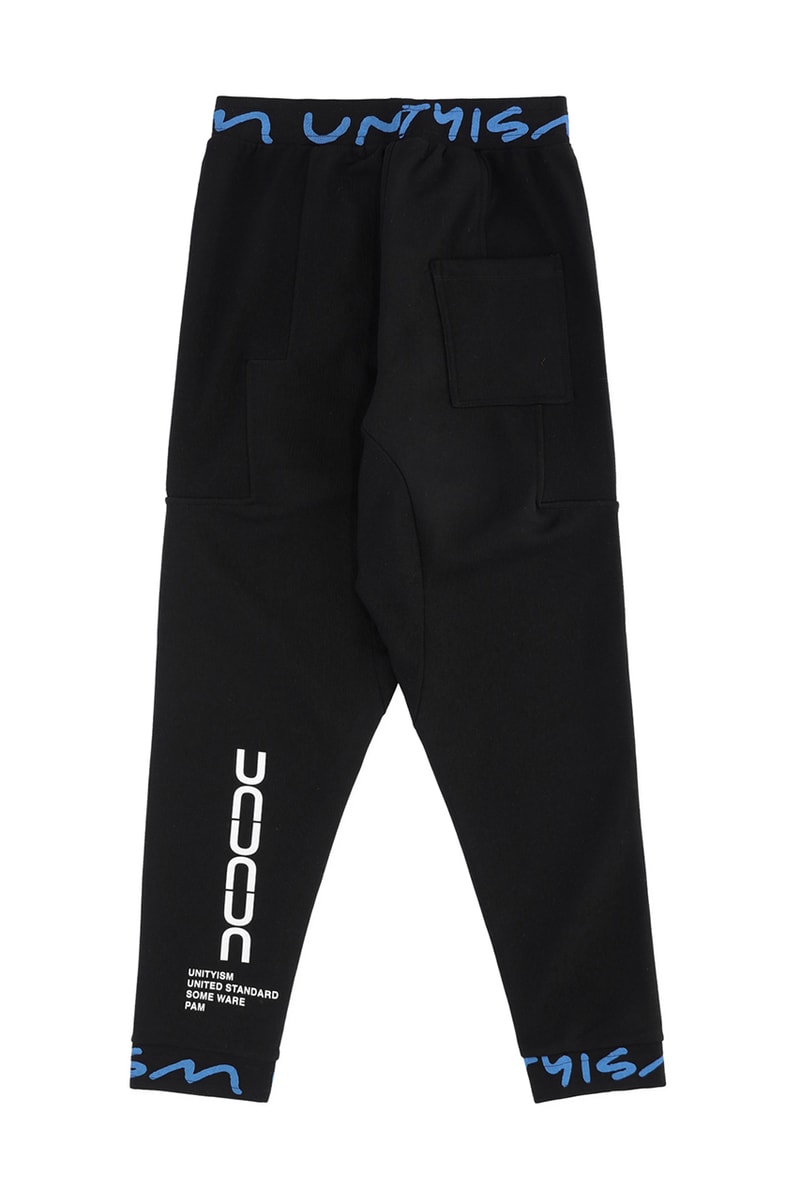 United Standard Capsule collection fall winter 2018 drop release virgil abloh some ware perks and mini pam collaboration sweater pants shirt tee print graphic tote bag lanyard