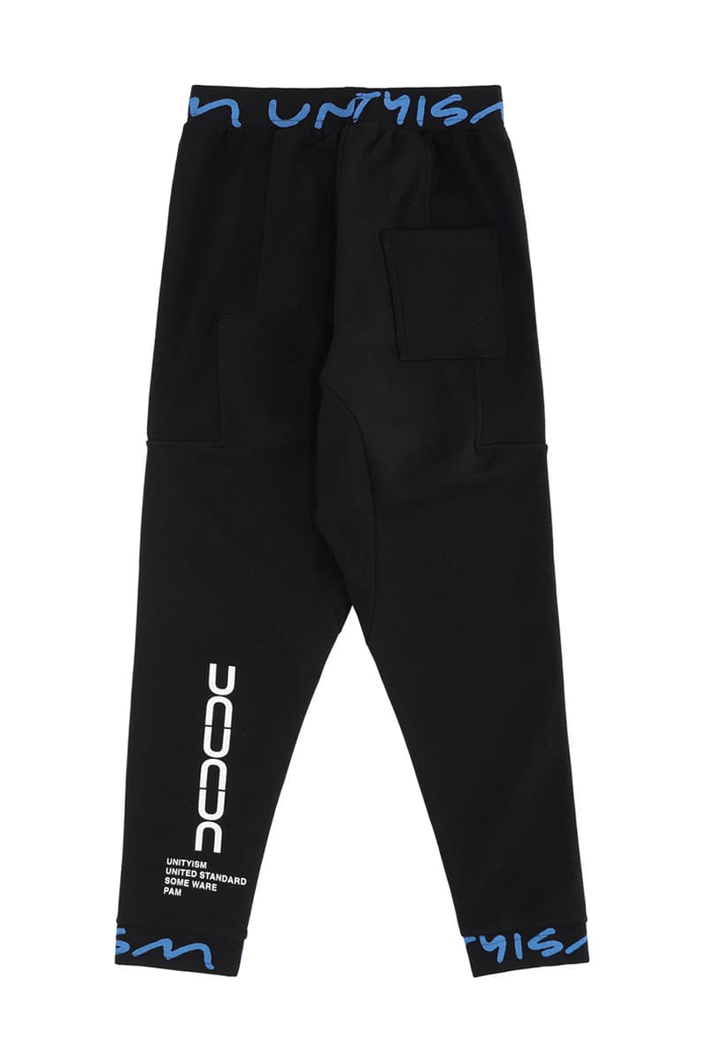 United Standard Capsule collection fall winter 2018 drop release virgil abloh some ware perks and mini pam collaboration sweater pants shirt tee print graphic tote bag lanyard
