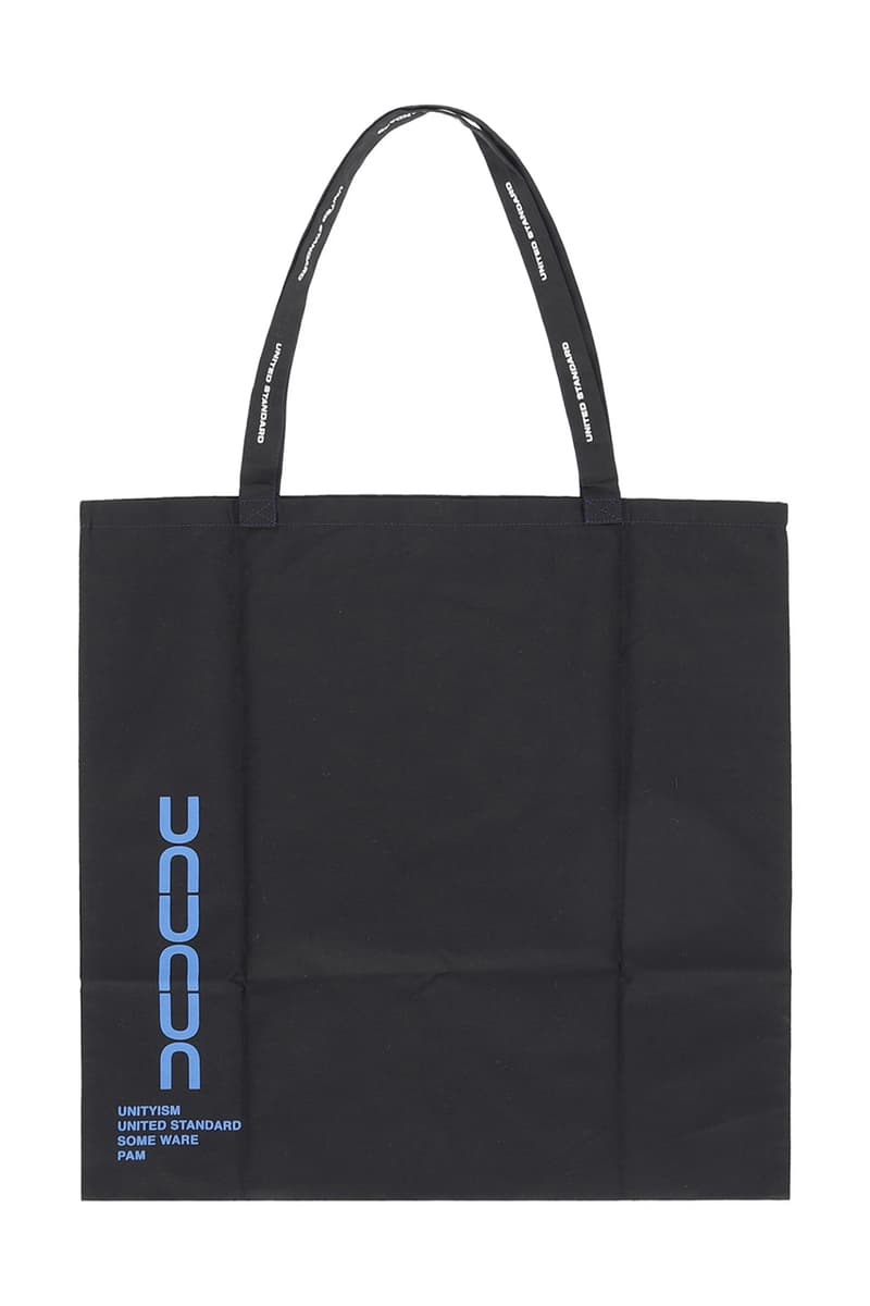 United Standard Capsule collection fall winter 2018 drop release virgil abloh some ware perks and mini pam collaboration sweater pants shirt tee print graphic tote bag lanyard