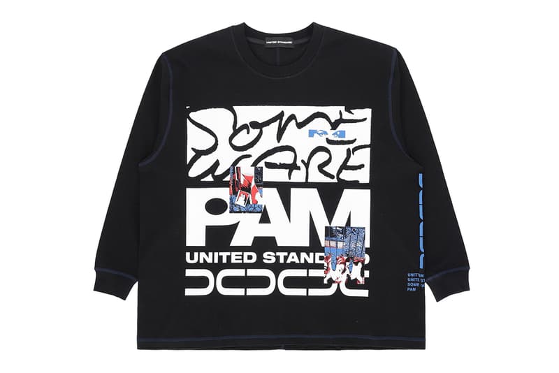 United Standard Capsule collection fall winter 2018 drop release virgil abloh some ware perks and mini pam collaboration sweater pants shirt tee print graphic tote bag lanyard