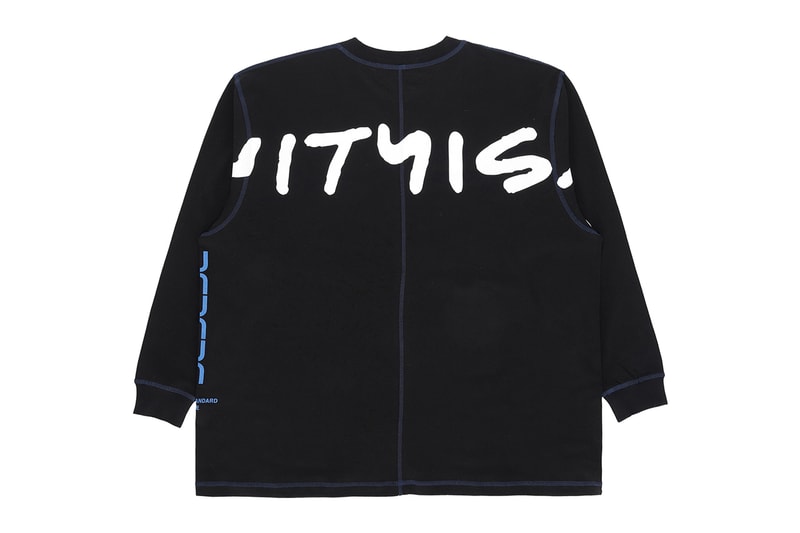 United Standard Capsule collection fall winter 2018 drop release virgil abloh some ware perks and mini pam collaboration sweater pants shirt tee print graphic tote bag lanyard