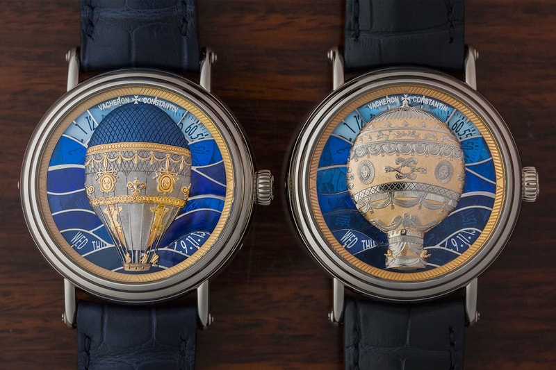Vacheron Constantin Métiers d’Art Les Aérostiers watches timekeeping luxury Swiss french hot air balloon gold handmade 
