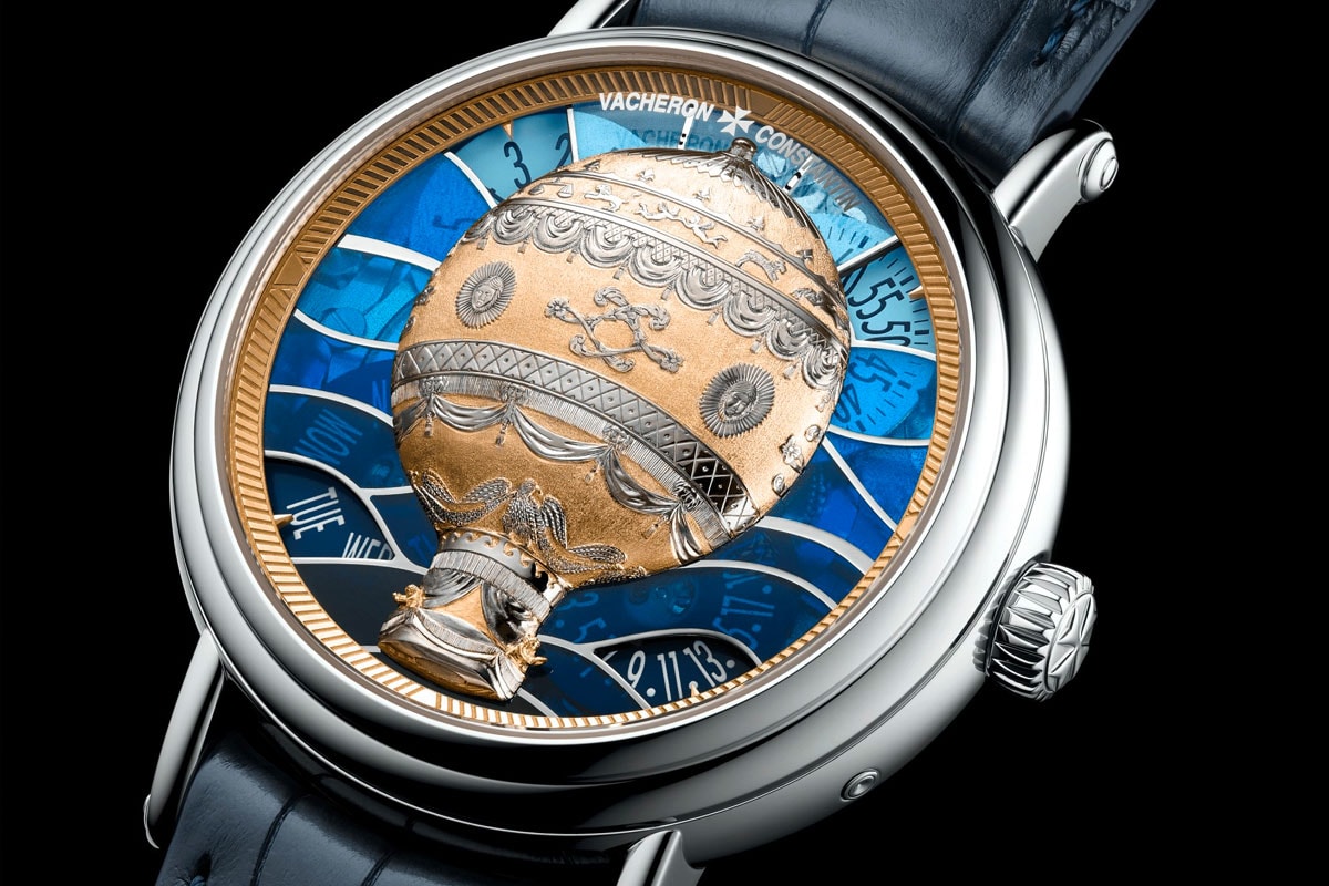 Vacheron Constantin Métiers d’Art Les Aérostiers watches timekeeping luxury Swiss french hot air balloon gold handmade 