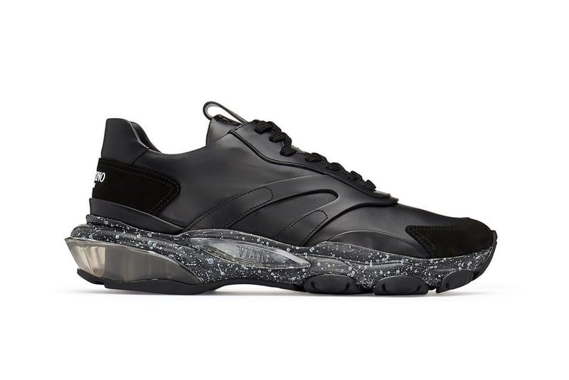 valentino bounce sneakers black