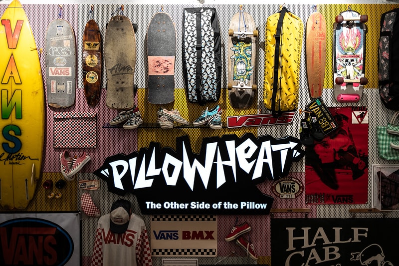 Pillow Heat Vans Henry Davies vintage archive collection history dogtown and z boys skateboarding snowboarding bmxing sneakers footwear trainers rare one of a kind slip-on old skool authentic sk8-hi
