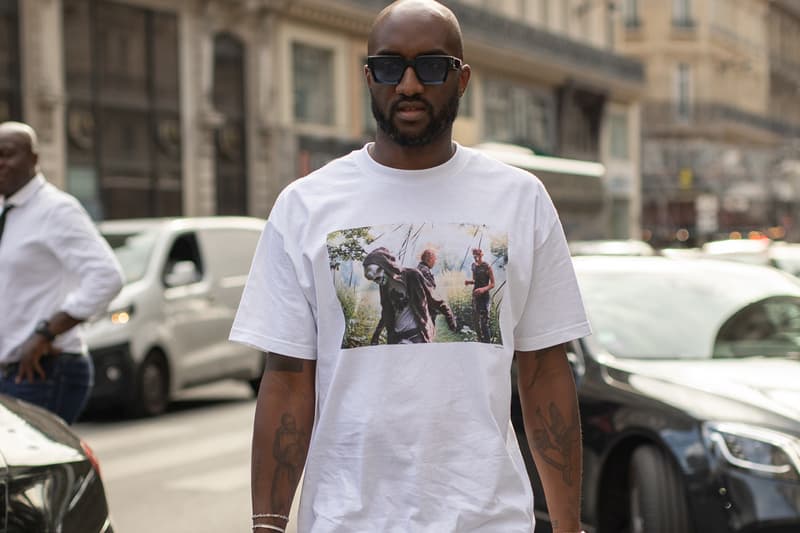 Virgil Abloh Wearing OFF-WHITE Varsity Jacket