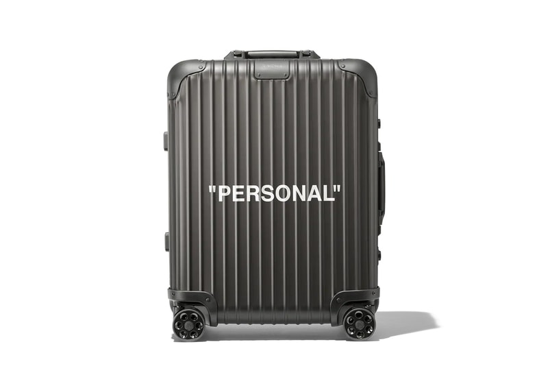 Off-White x RIMOWA “PERSONAL BELONGINGS” Capsule luggage germany virgil abloh