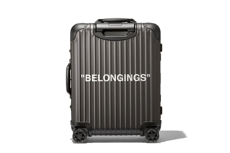 Off-White x RIMOWA “PERSONAL BELONGINGS” Capsule luggage germany virgil abloh