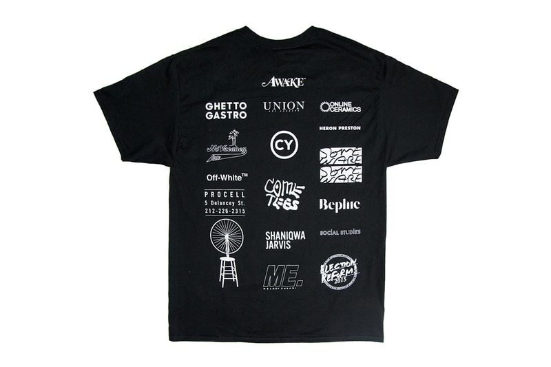 Virgil Abloh Social Studies new york Limited Tee Shirt design print logo stuyvesant leader physical education red yellow black white buy sell drop release date info november 16 2018