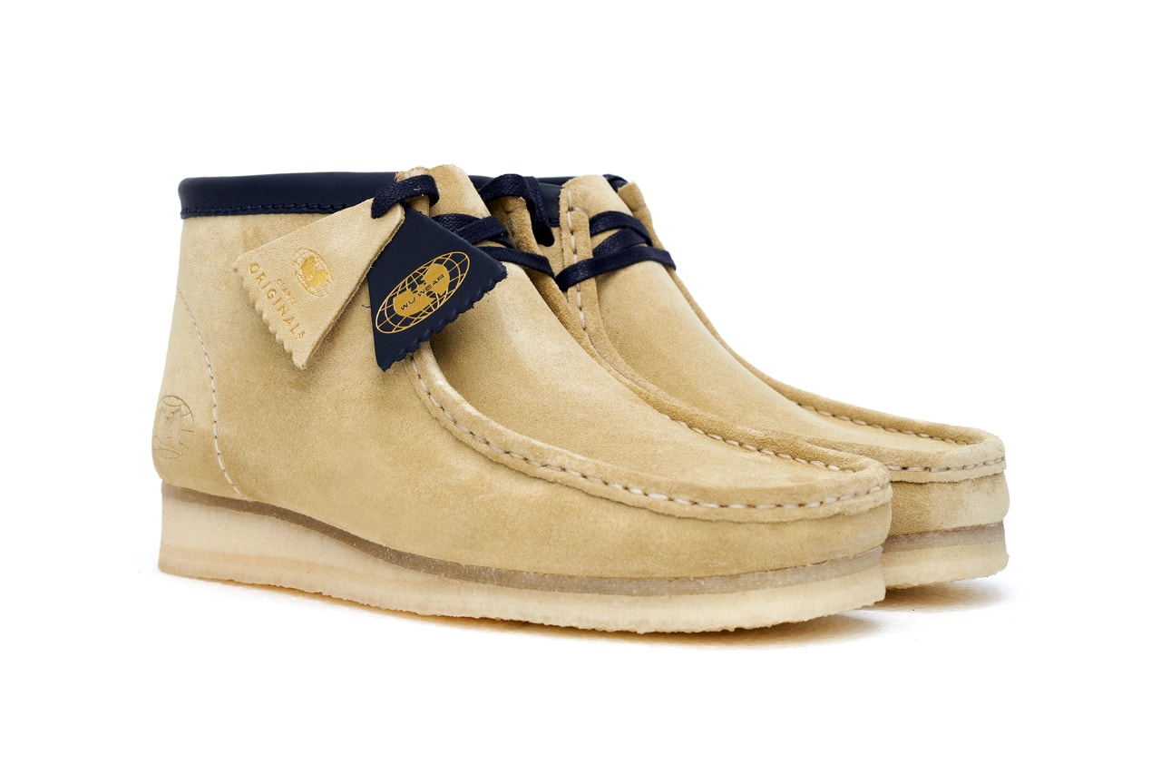 Wu-Tang Clan x Clark's Collab Only on NTWRK wu wear black maple yellow wallabee quilted jacket 36 chambers gza Ghostface Killah Charlamagne Tha God