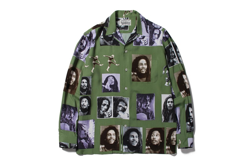 Wacko Maria Bob Marley Collection available now shop online hawaiian shirt price fatigue jacket hoodie crewneck t-shirt